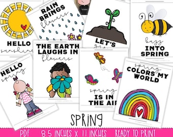 Spring Posters, butterfly, flower PRINTABLE posters