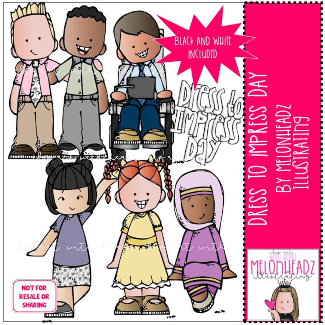 Dress to Impress Clip Art Mini - Etsy