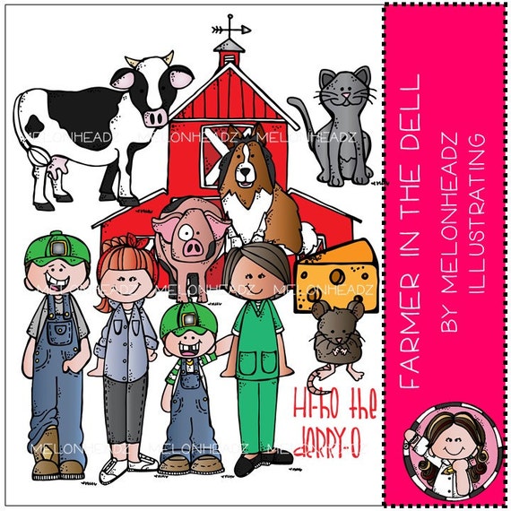 Farmer in the Dell Clip Art 2016 - Etsy Farmer in the Dell Clip Art 2016 - Etsy