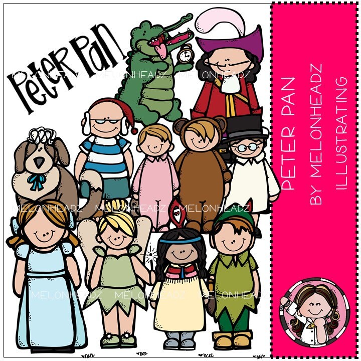 Peter Pan Clip Art | Etsy