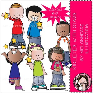 Kidlettes mit Sternen ClipArt - Mini
