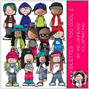 Kidlettes clip art - Too Cool 2