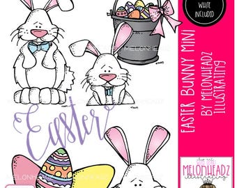 Easter Bunny clip art 2017, Spring Mini