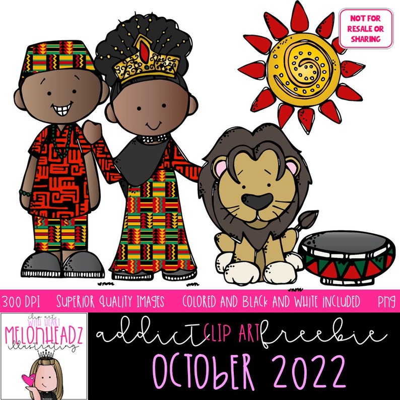 Melonheadz Addicts Clip Art - October 2022 Set - Mini - Etsy
