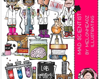 Mad Scientist clip art