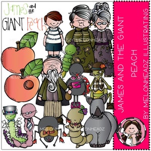 James and the Giant Peach clip art