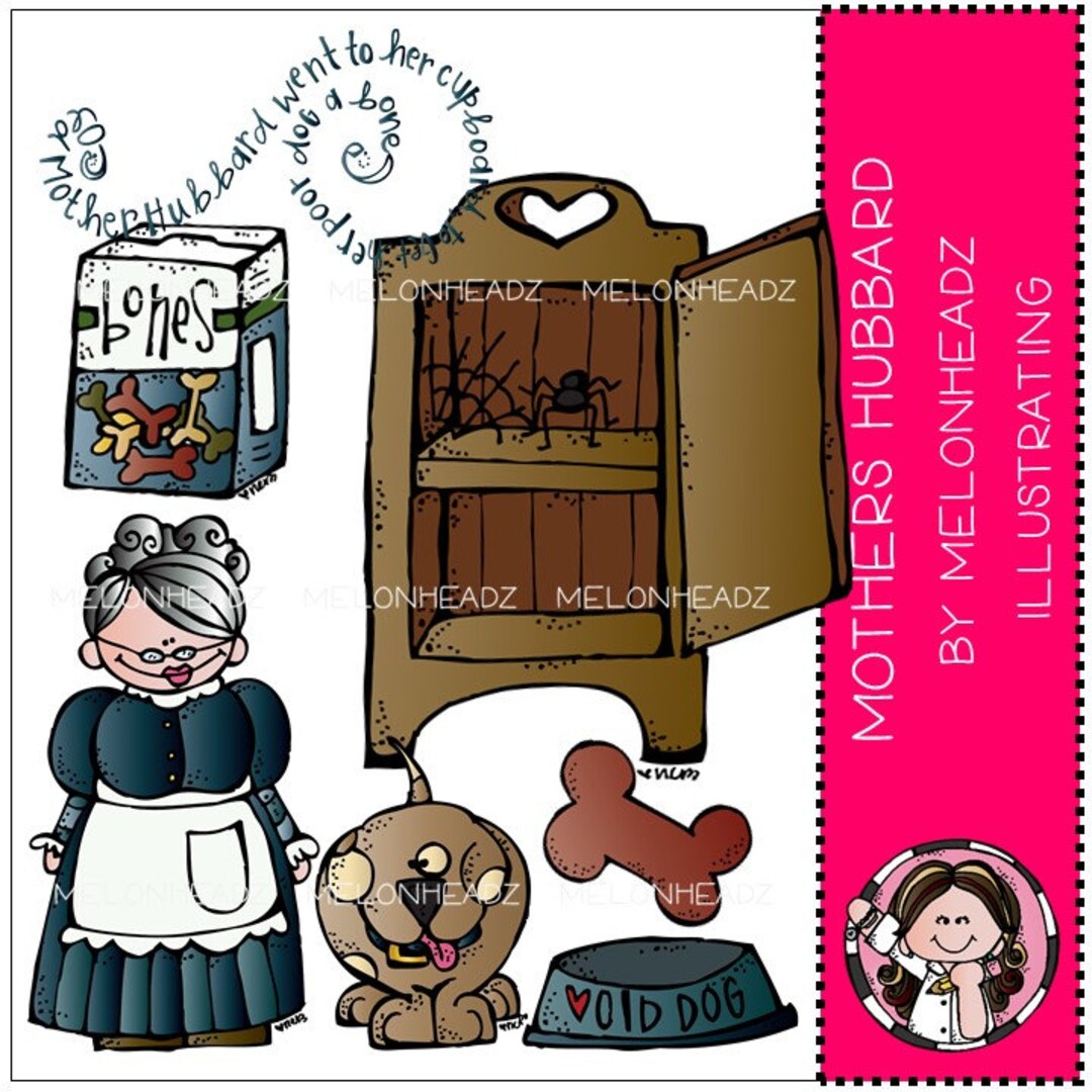 Old Mother Hubbard Clip Art Combo Pack Etsy