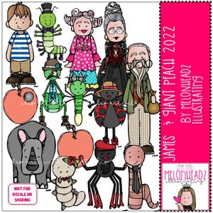 James and the Giant Peach clip art