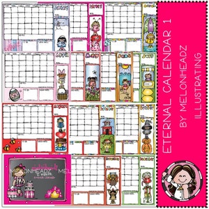12 Monate ewiger Kalender