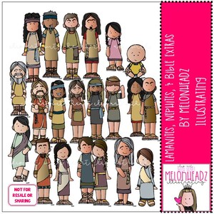 Lamanites/Nephites/Bible extras clip art  COMBO PACK