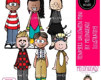 Image clipart Halloween pour adolescents, clipart pour grands enfants Mini