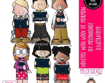 Kidlettes con imágenes prediseñadas del Libro de Mormón, LDS Mini