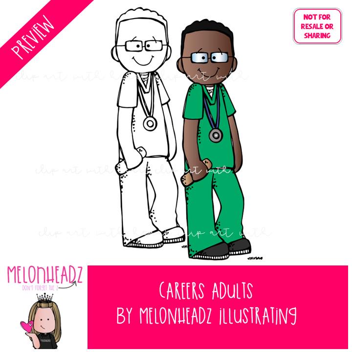 Career Clip Art, Adults, Occupation, Job Mini - Etsy Australia