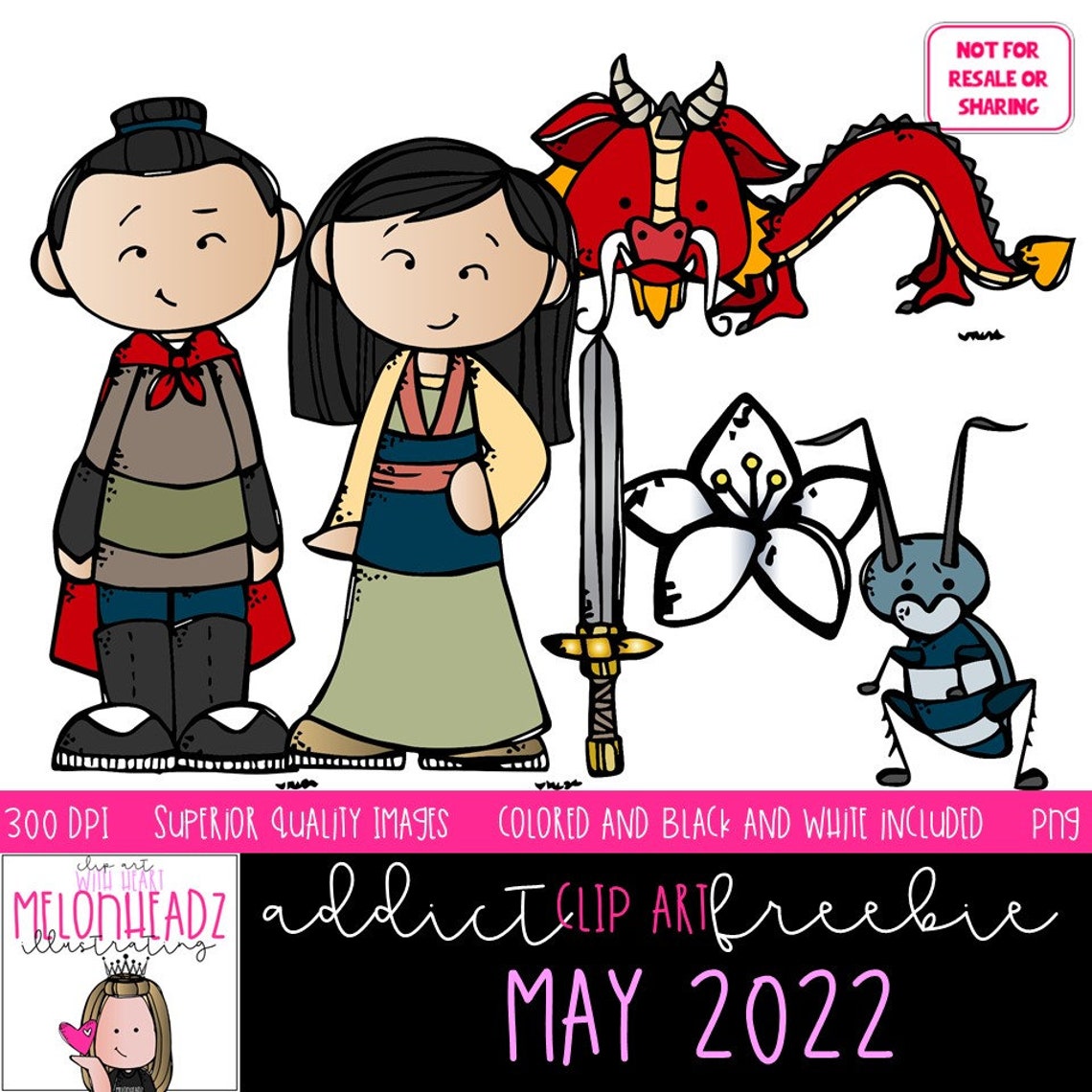 Melonheadz Addicts Clip Art - May 2022 Set - Mini - Etsy
