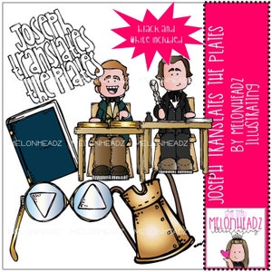 Joseph (Smith) translates the plates clip art LDS Mini