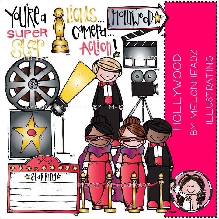 Hollywood Clip Art - Etsy