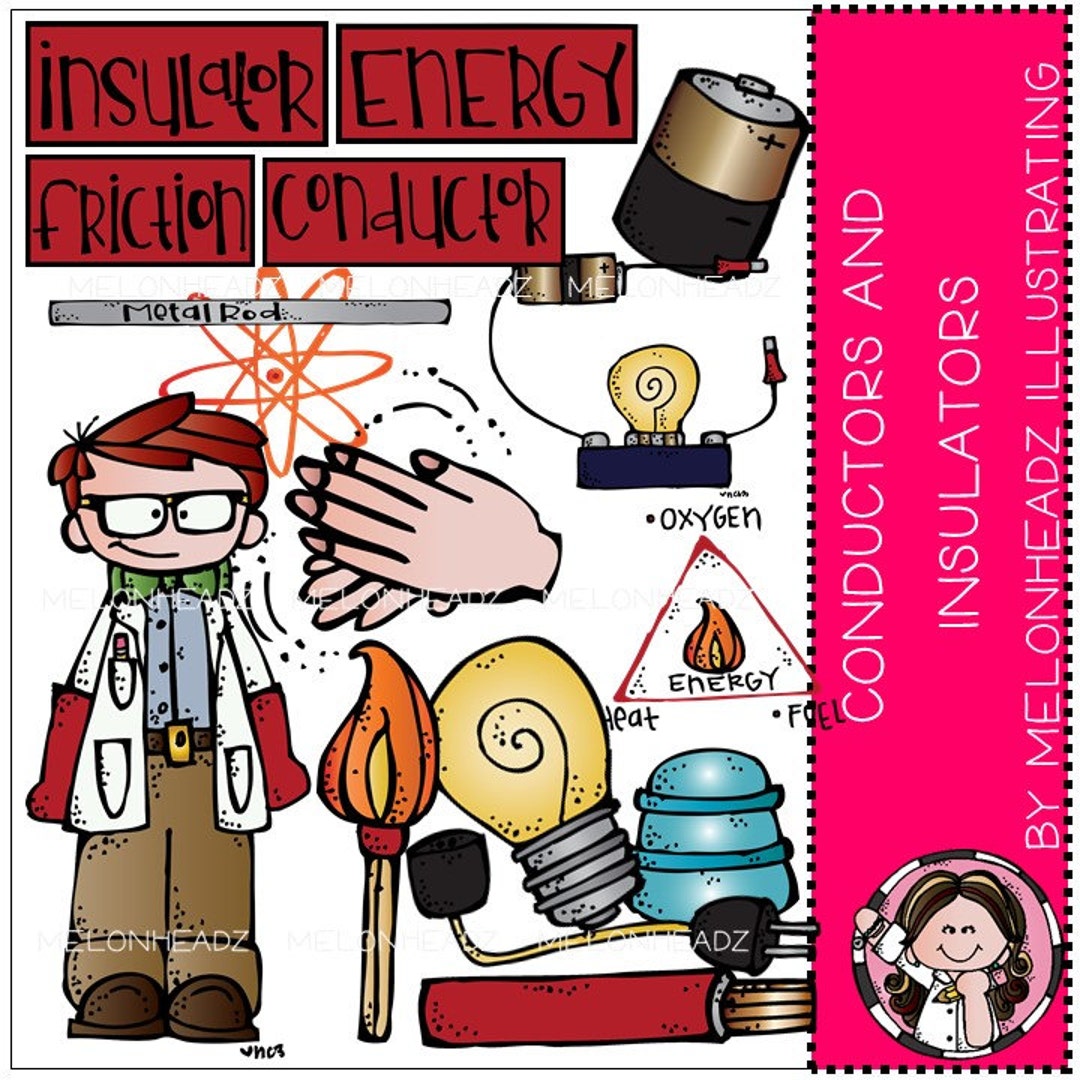 Conductors and Insulators Clip Art Combo Pack Etsy