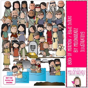 Book of Mormon/Bible extras clip art - COMBO PACK