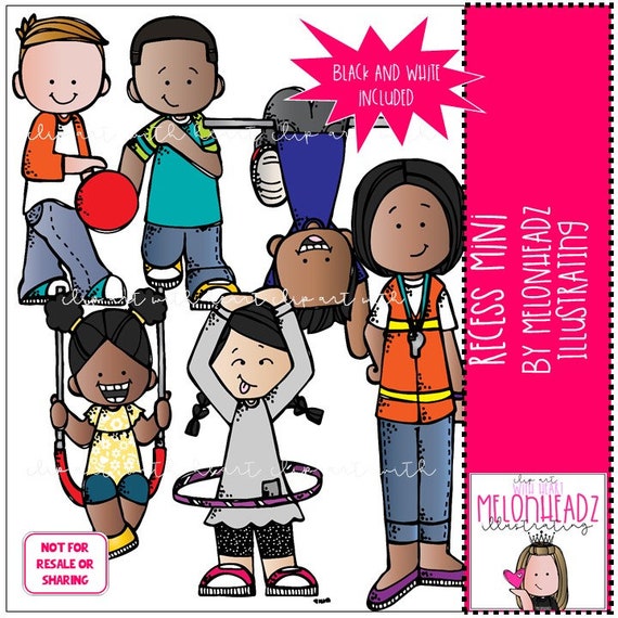 Recess Clip Art Black And White