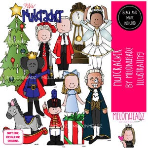 Clip art Schiaccianoci, Natale, Balletto COMBO PACK