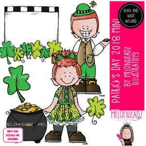 St Patrick&#39;s Day clip art , leprechaun clip art Mini