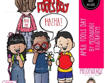 April Fools Day clip art, joke, prank Mini