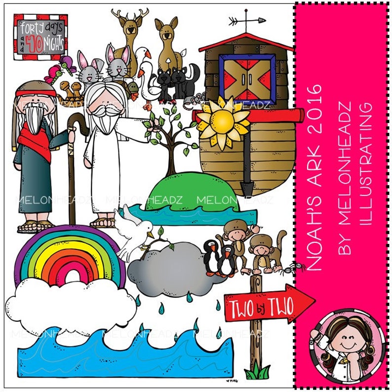 Noah/'s Ark 2016 clip art Combo Pack