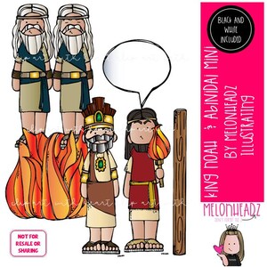 König Noah und Abinidai Clip Art, LDS Clip Art Mini