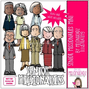Senior Missionaries clip art LDS Mini