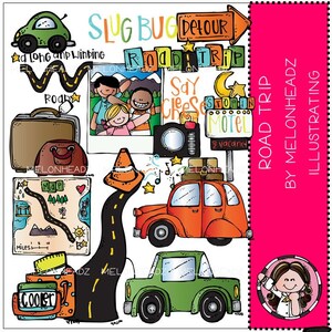 Road Trip-ClipArt-Grafiken