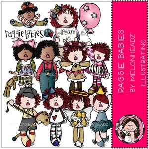 Prediseñadas de muñeca - muñeca de trapo, Raggie bebés