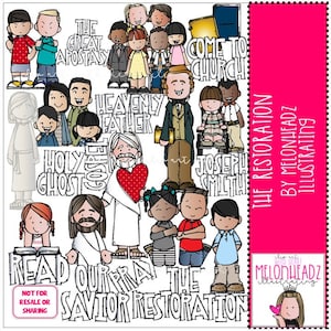 La Restauración clipart LDS COLORED