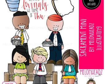 Sacrament clip art, LDS Mini