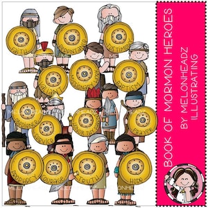 Book of Mormon Heroes clip art - COMBO PACK