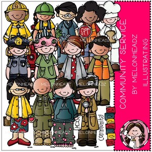 Community Helpers clip art - COMBO PACK