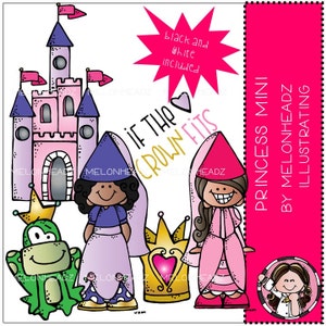 Prinses illustraties Mini instellen