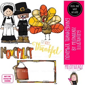 November clip art Thanksgiving clip art Mini