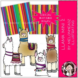LLama clip art 2 - Mini