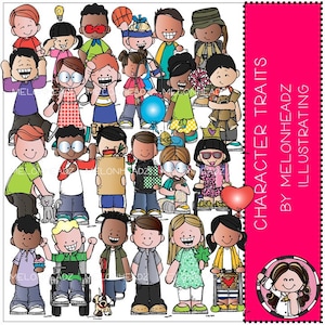 Character Traits clip art - COMBO PACK