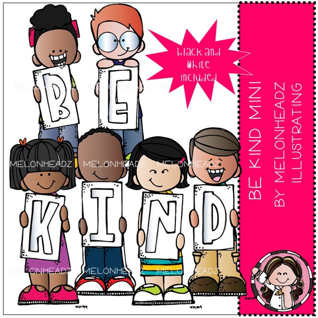 Be Kind Clip Art Mini - Etsy