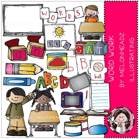 Word Work Clip Art - Etsy