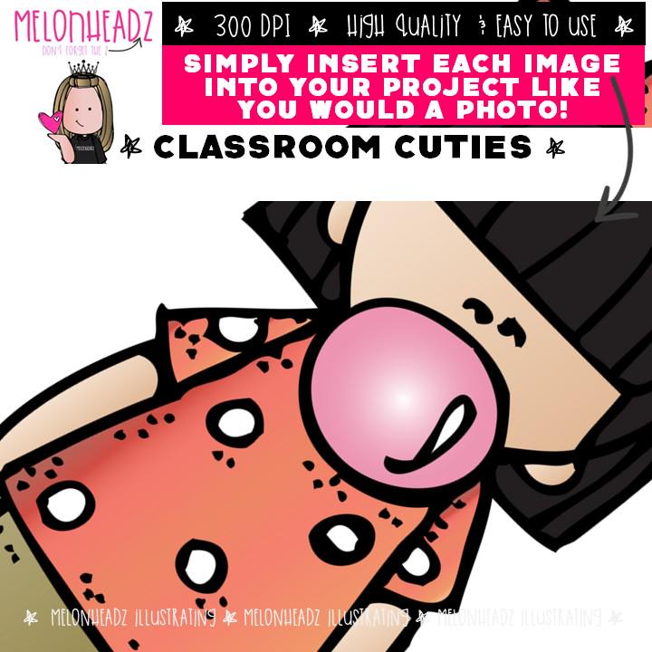 Classroom Cuties Clip Art, Class Jobs, Rules COMBO PACK - Etsy