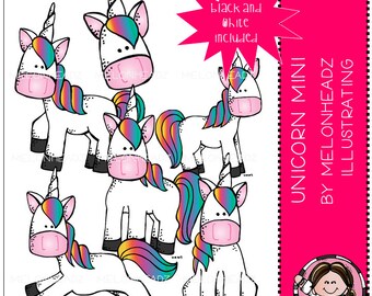 Unicorn clip art - Mini