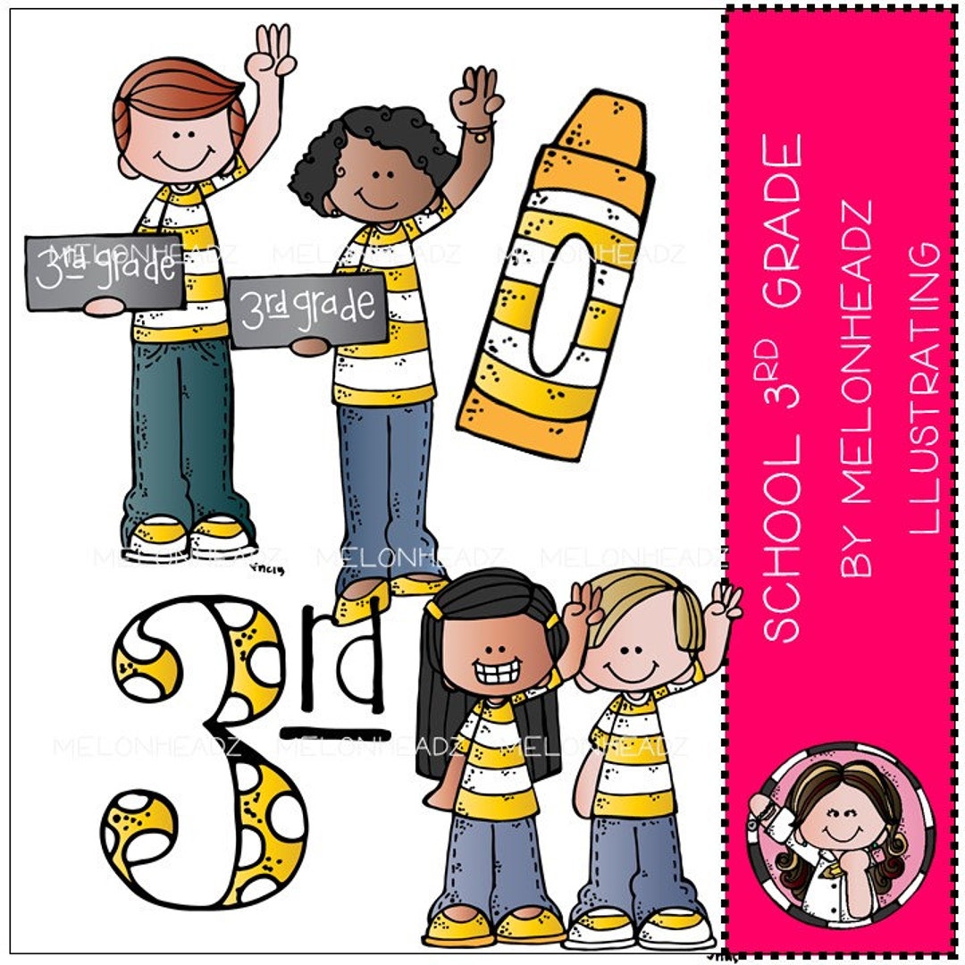 School 3rd Grade Clip Art COMBO PACK - Etsy