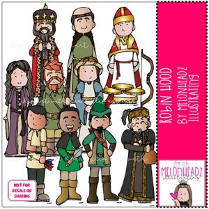 Robin Hood clip art - COMBO PACK