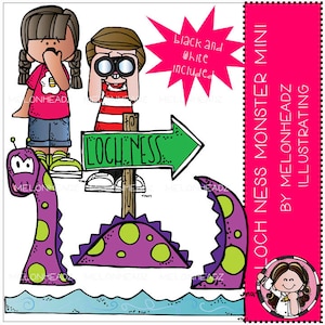 Loch Ness Monster clip art Mini