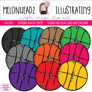 Basketball clip art, sport Single Image image 1