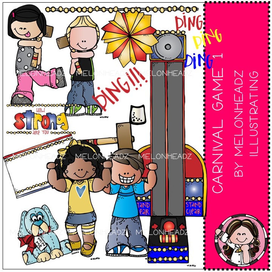 Carnival Game Clip Art Part 1 - Etsy