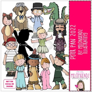 Peter Pan clip art - 2022 - COMBO PACK