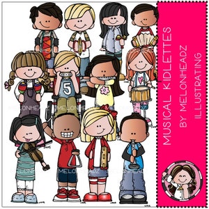 Musical Kidlettes clip art